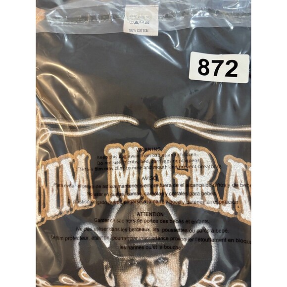 Tim McGraw Tour T-Shirt Black 2024 Standing Room Only Tour Dates 2 Sided XL - Picture 4 of 5